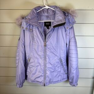 NILS purple ski or snowboarding winter jacket coat women's size 12‎
